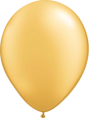 Helium Ballon 23cm metallic goud