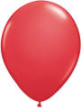 Helium Ballon 23cm rood