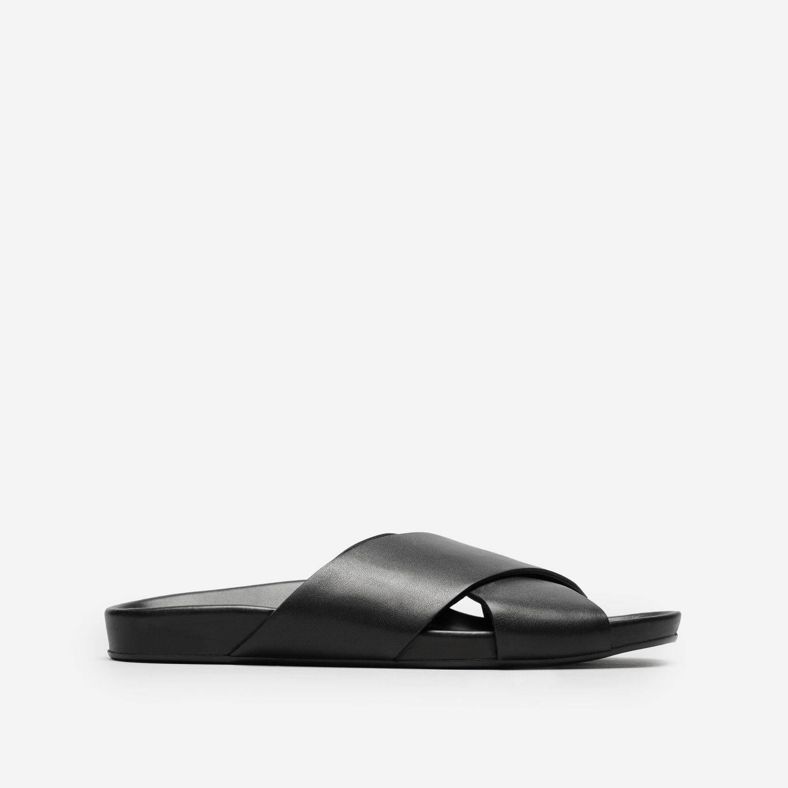 Women's Leather Crossover Sandal