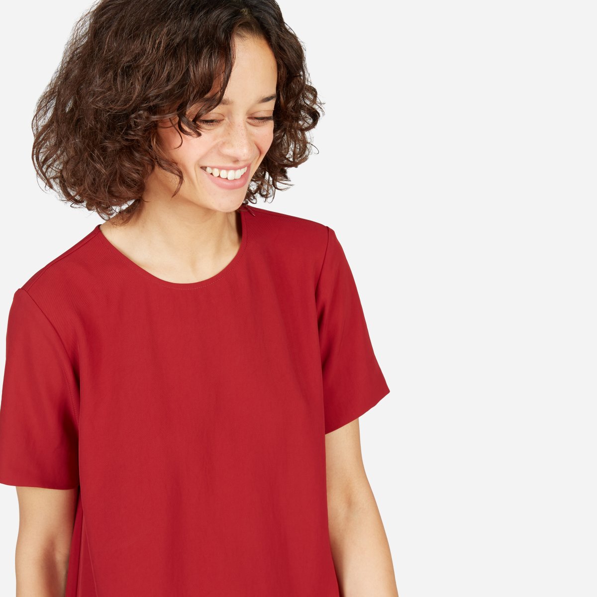 Red A-Line Dress