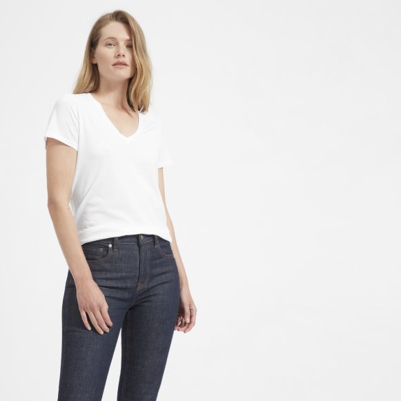 Womens Cotton V Neck Everlane