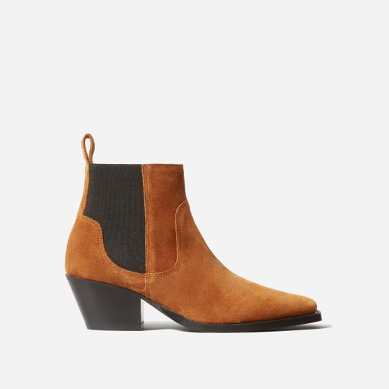 everlane square toe chelsea boot