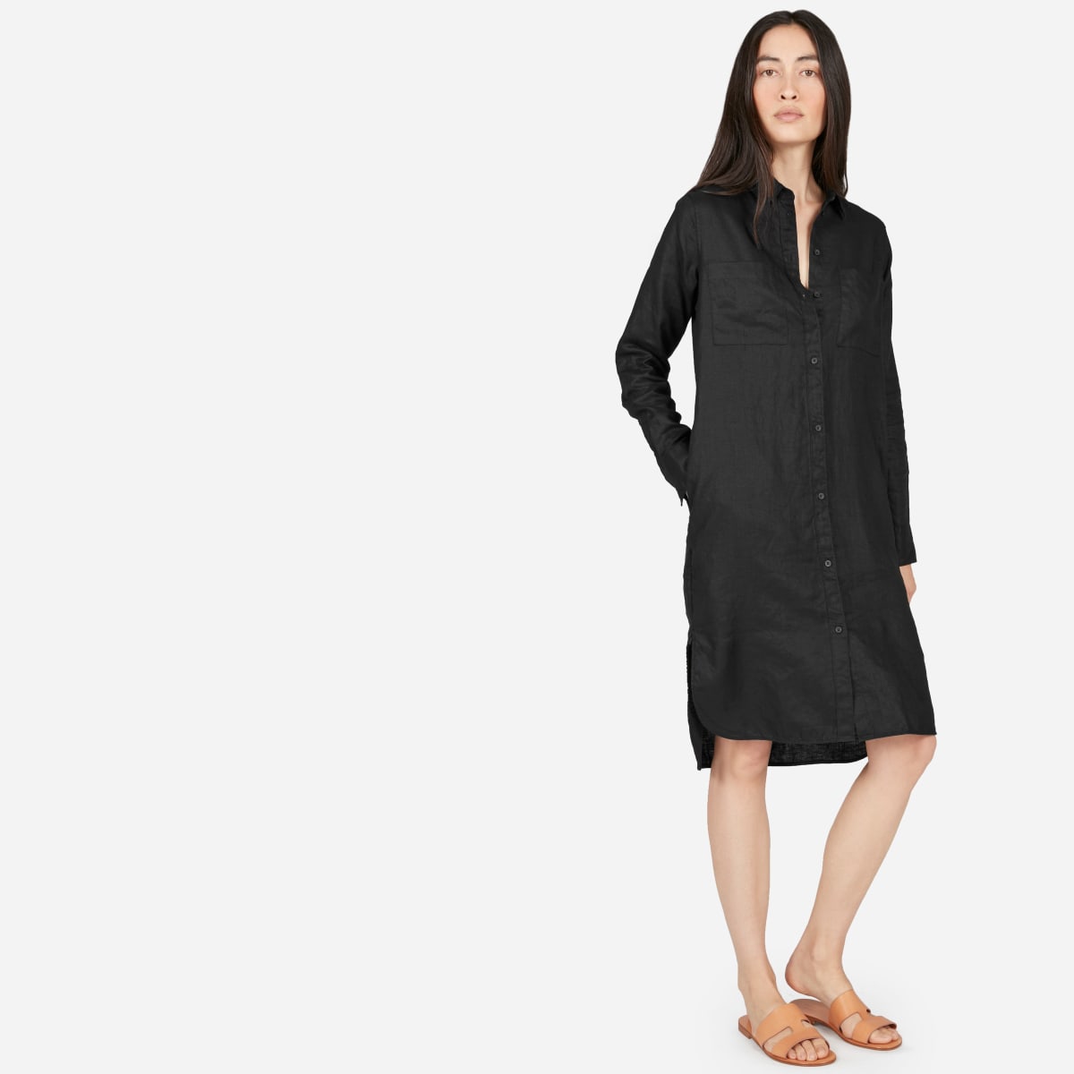 Women S Linen Shirt Dress Everlane