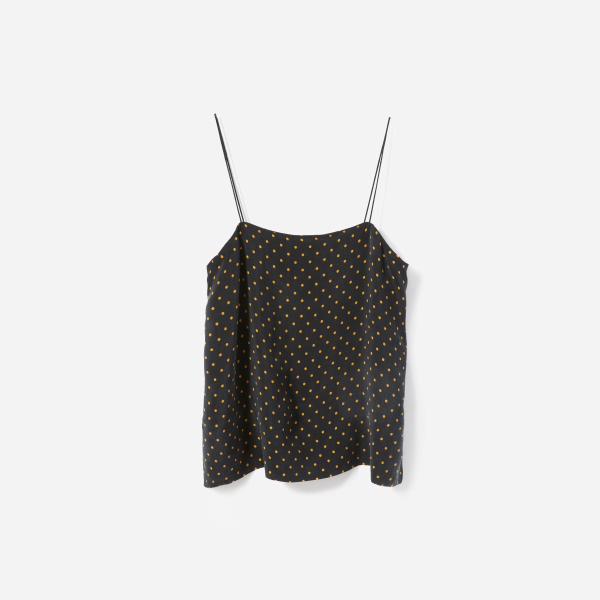 everlane polka dot shirt dress