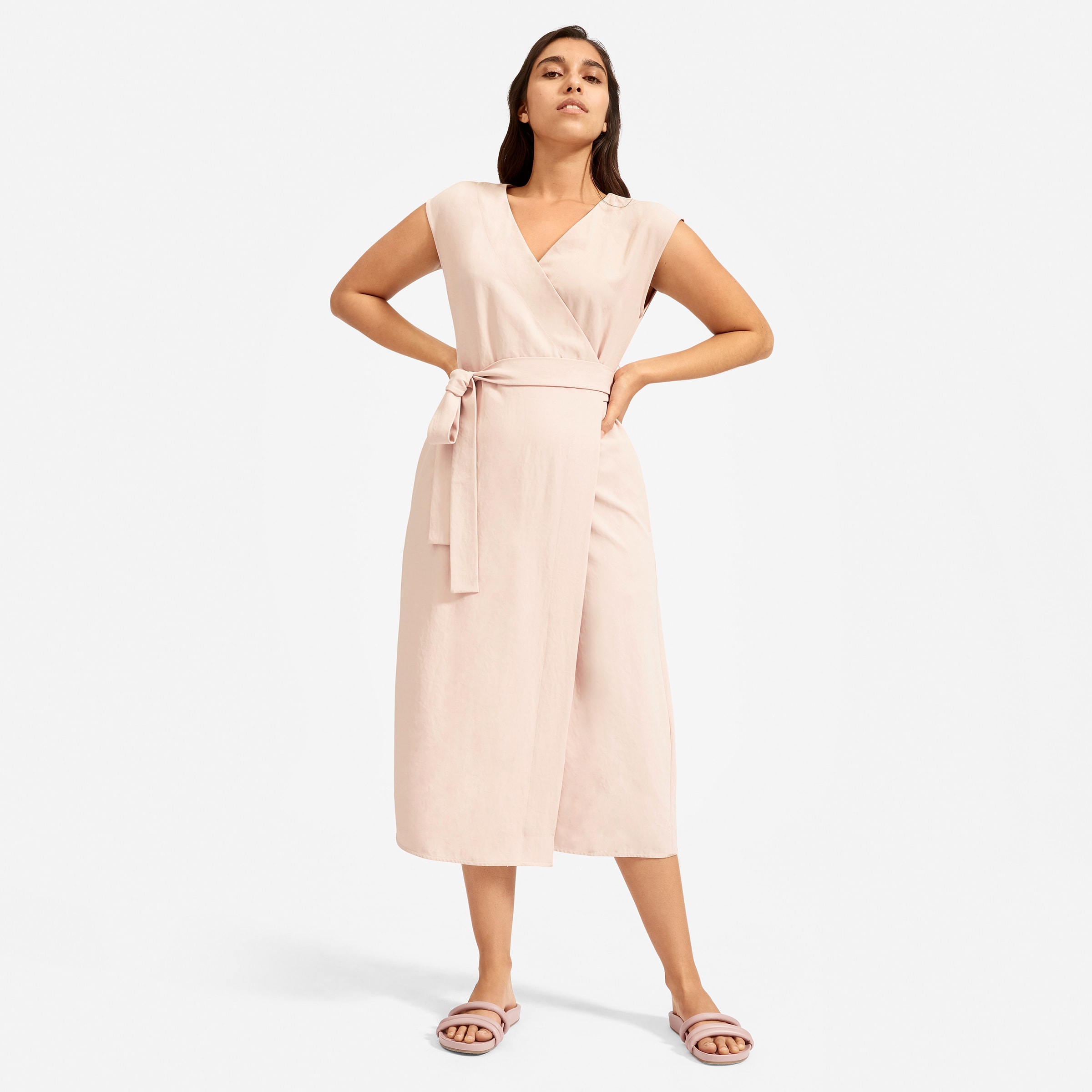 Everlane Japanese Goweave Wrap Dress ...