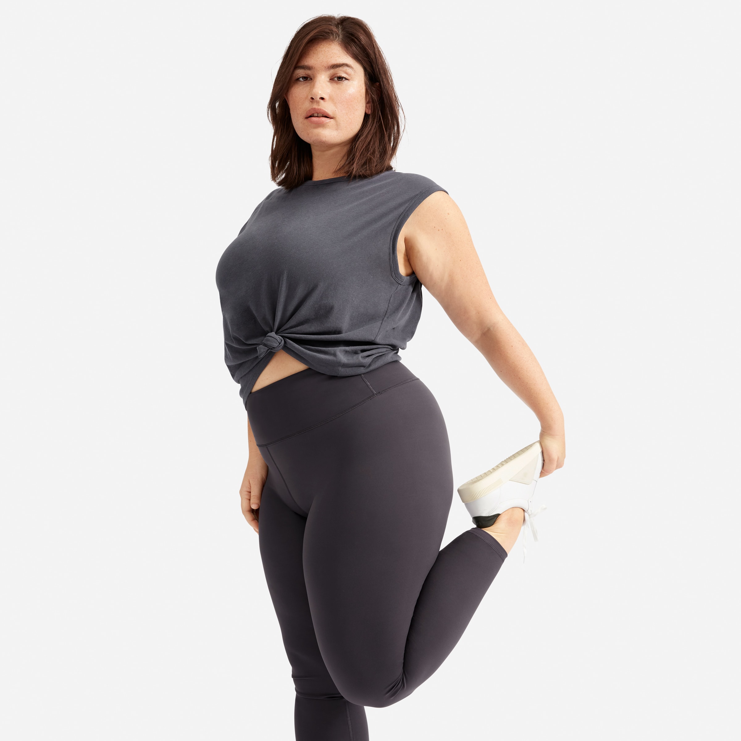 Everlane Size M Seamless Sculpt Perform High Rise Leggings Dark