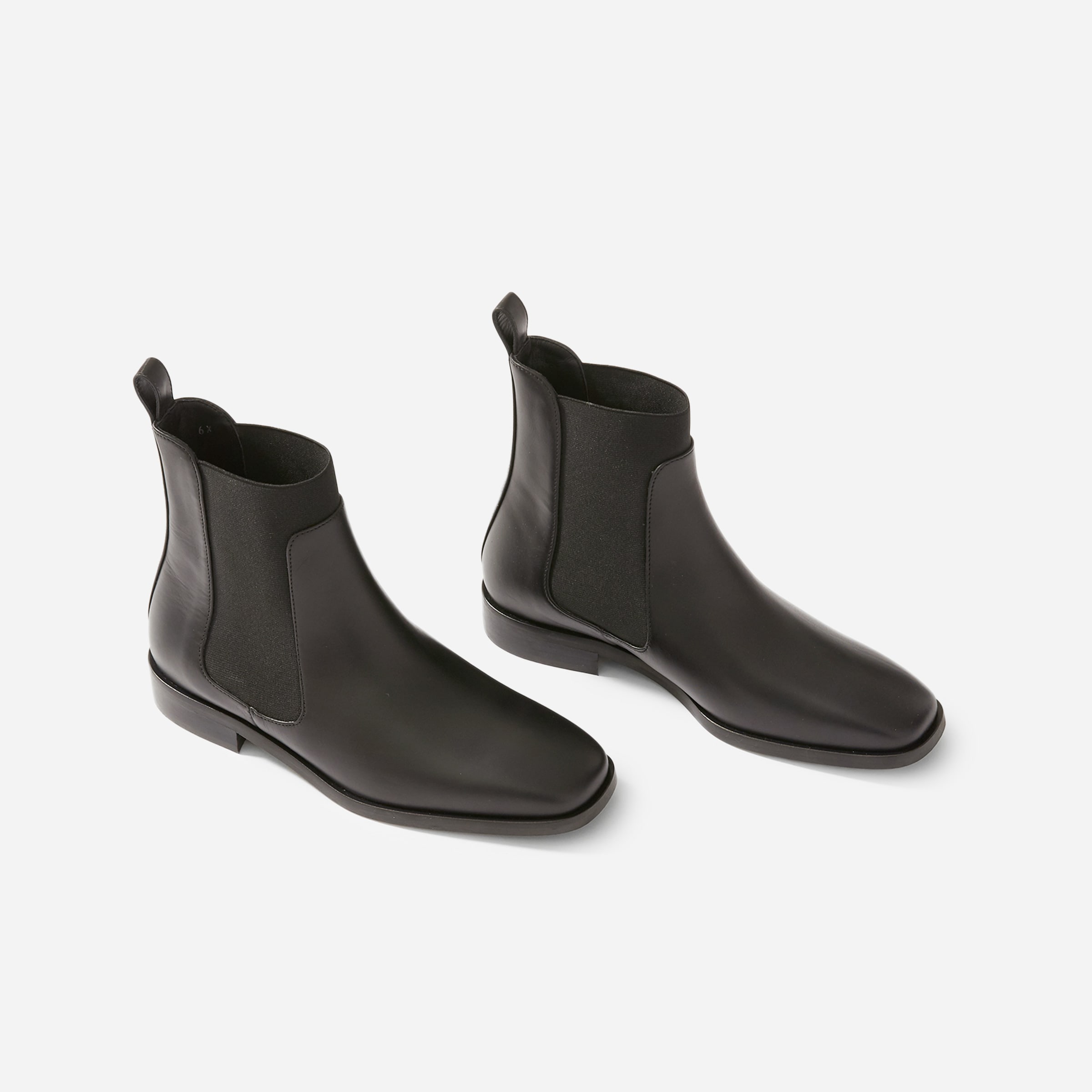 everlane square toe chelsea boot