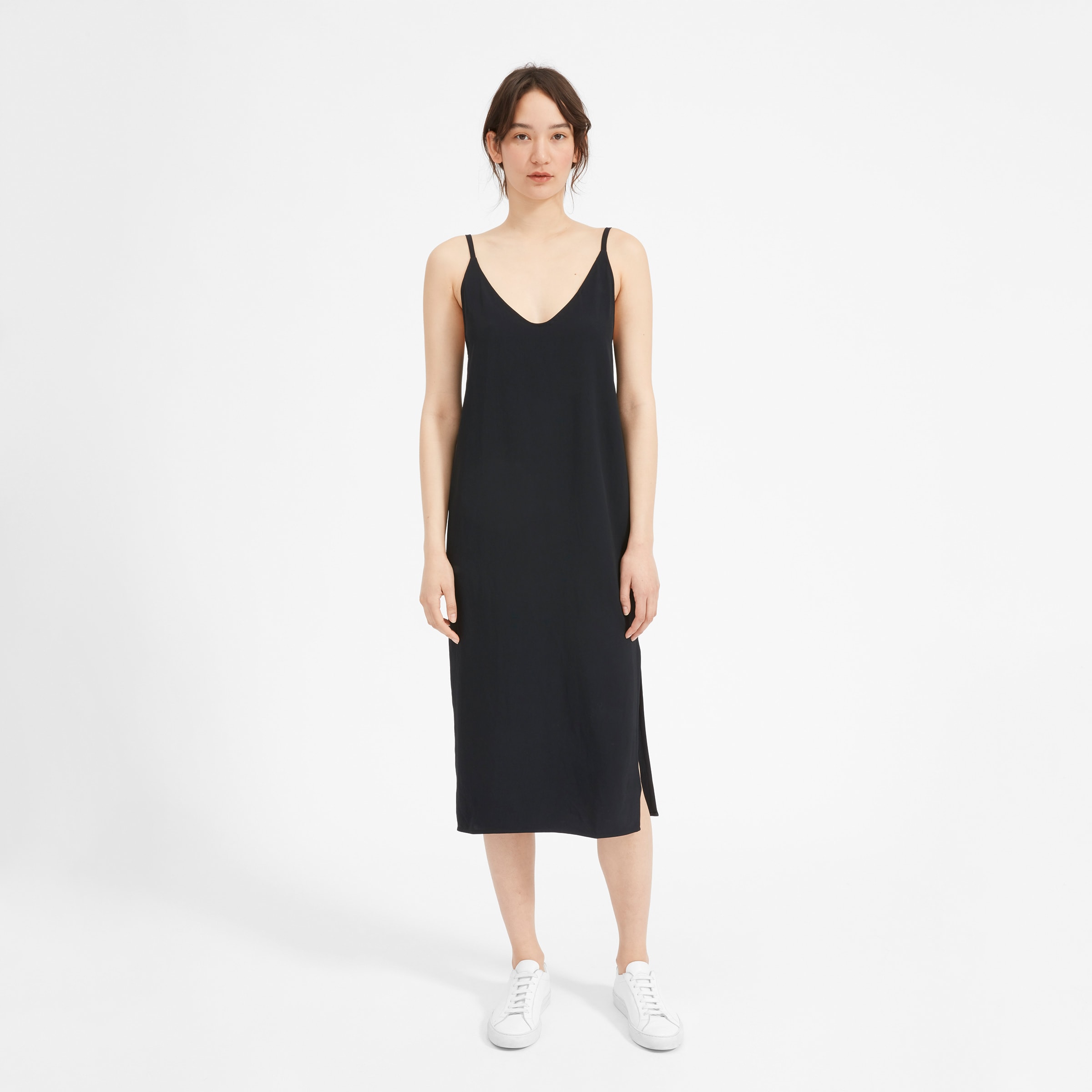 Women S Japanese Goweave Long Slip Dress Everlane