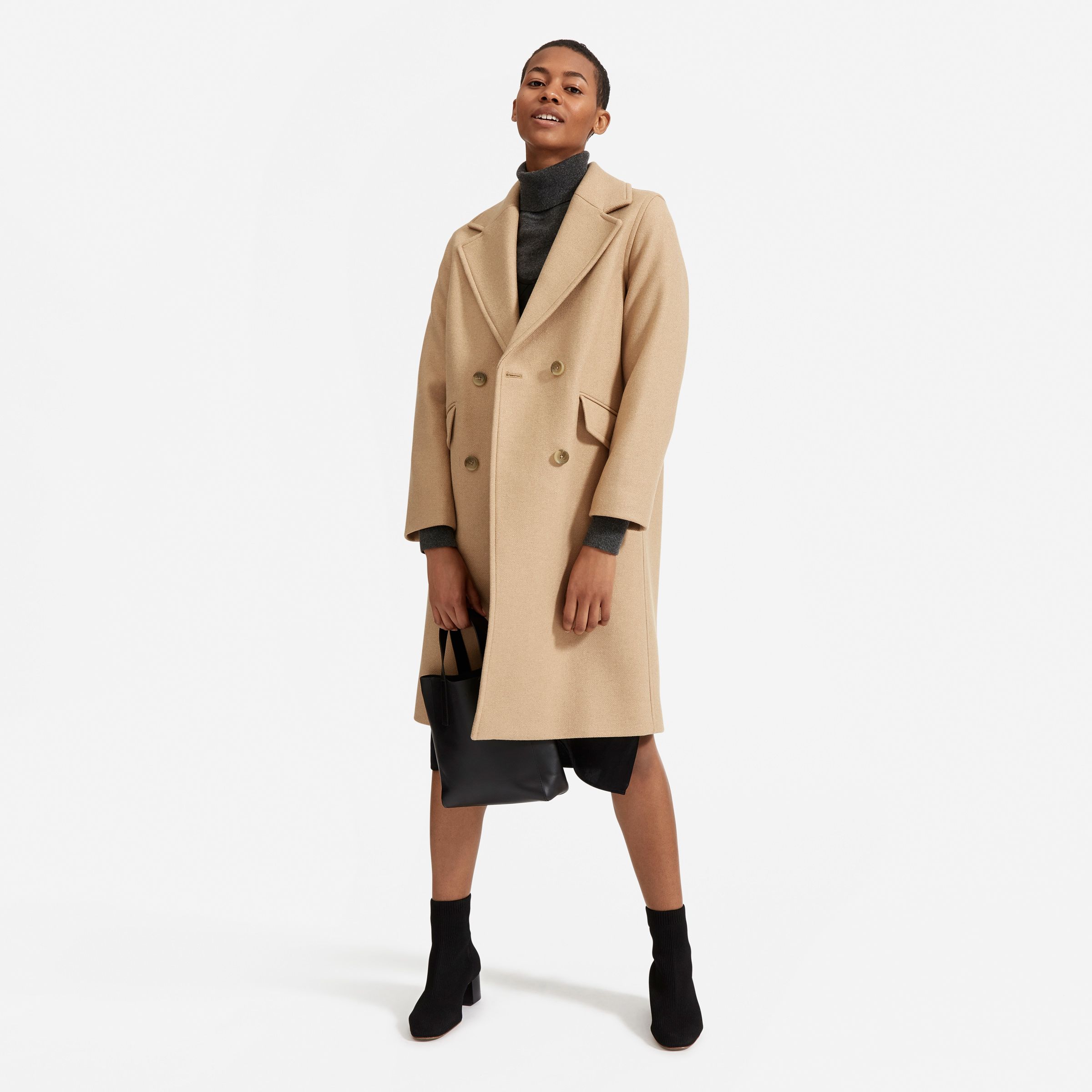 This Perfect Everlane Coat Is the Only 