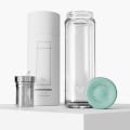 Ever Vessel Glass Multi Personalized Mint with Packaging and Tea Infuser