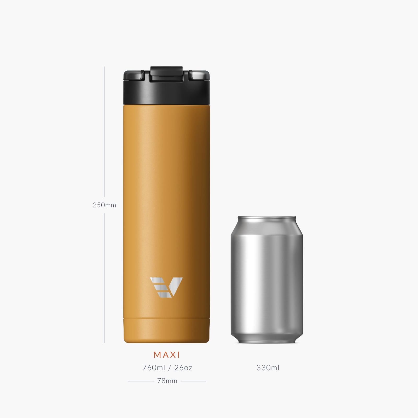 Ever Vessel Maxi Yellow Size Comparison