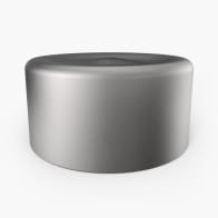 Ever Vessel Spare Lid Glass Multi Plain Stainless Side View
