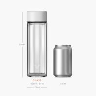 Ever Vessel Glass Multi White Sand Size Comparison