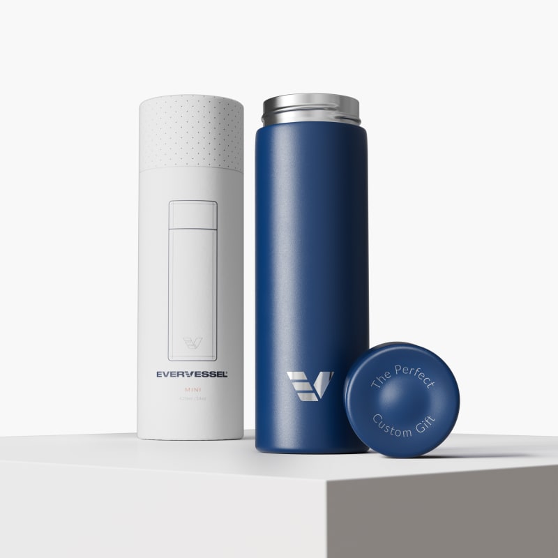 Ever Vessel Mini Personalized Blue with Packaging