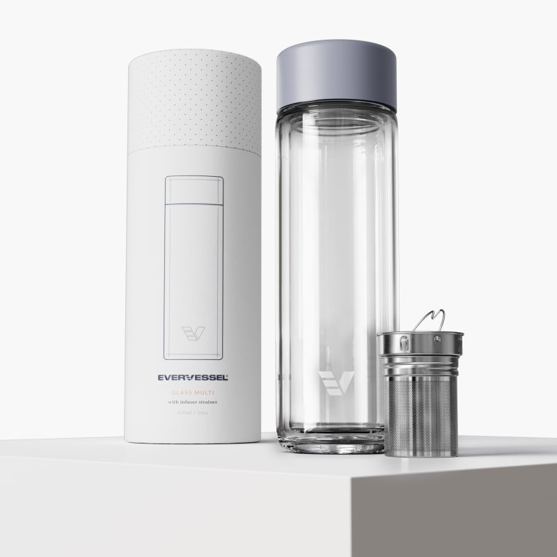 Ever Vessel Glass Multi with Packaging and Tea Infuser