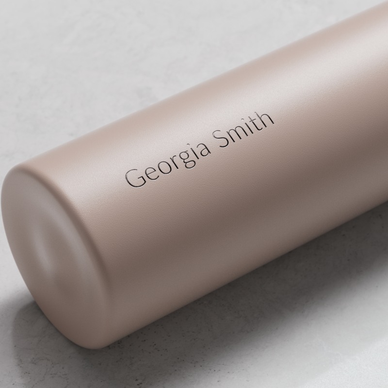 Personalized Ever Vessel Mini Desert Water Bottle with laser engraved name on the side