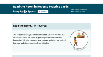 Read the Room in Reverse Practice Cards