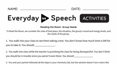 Reading the Room - Group Needs