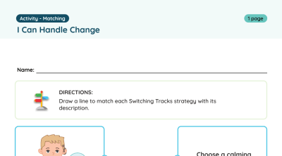 Interactive Worksheet: I Can Handle Change