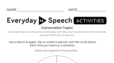 Interactive Worksheet: Conversation Topics