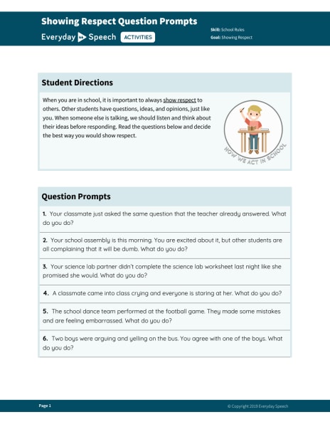 Showing Respect - Everyday Speech