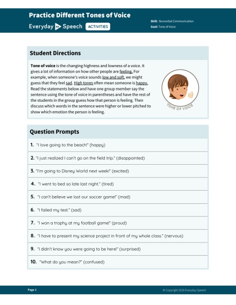 Tone of Voice - Everyday Speech