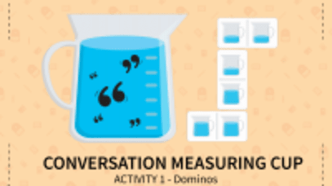 Lesson Plan: Conversation Measuring Cup - Everyday Speech