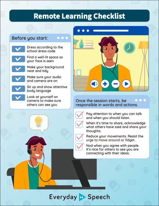 Remote Learning Checklist Blog: Remote Learning Checklist | Everyday Speech