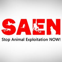 SAEN - Stop Animal Exploitation Now logo