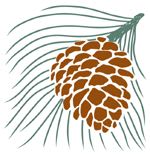 Friends of the Fiscalini Ranch Preserve logo with Monterey pine cone