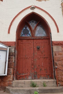 The Front Doors of our Restoration Project