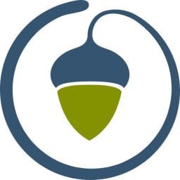 The Lyson Center logo is an acorn with a swirling circle around it