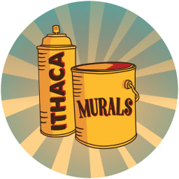 Ithaca Murals logo