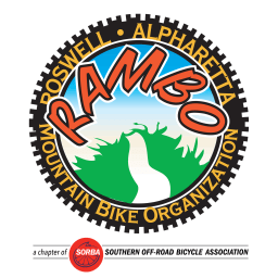 Roswell Alpharetta Mountain Biking Organization (RAMBO) logo