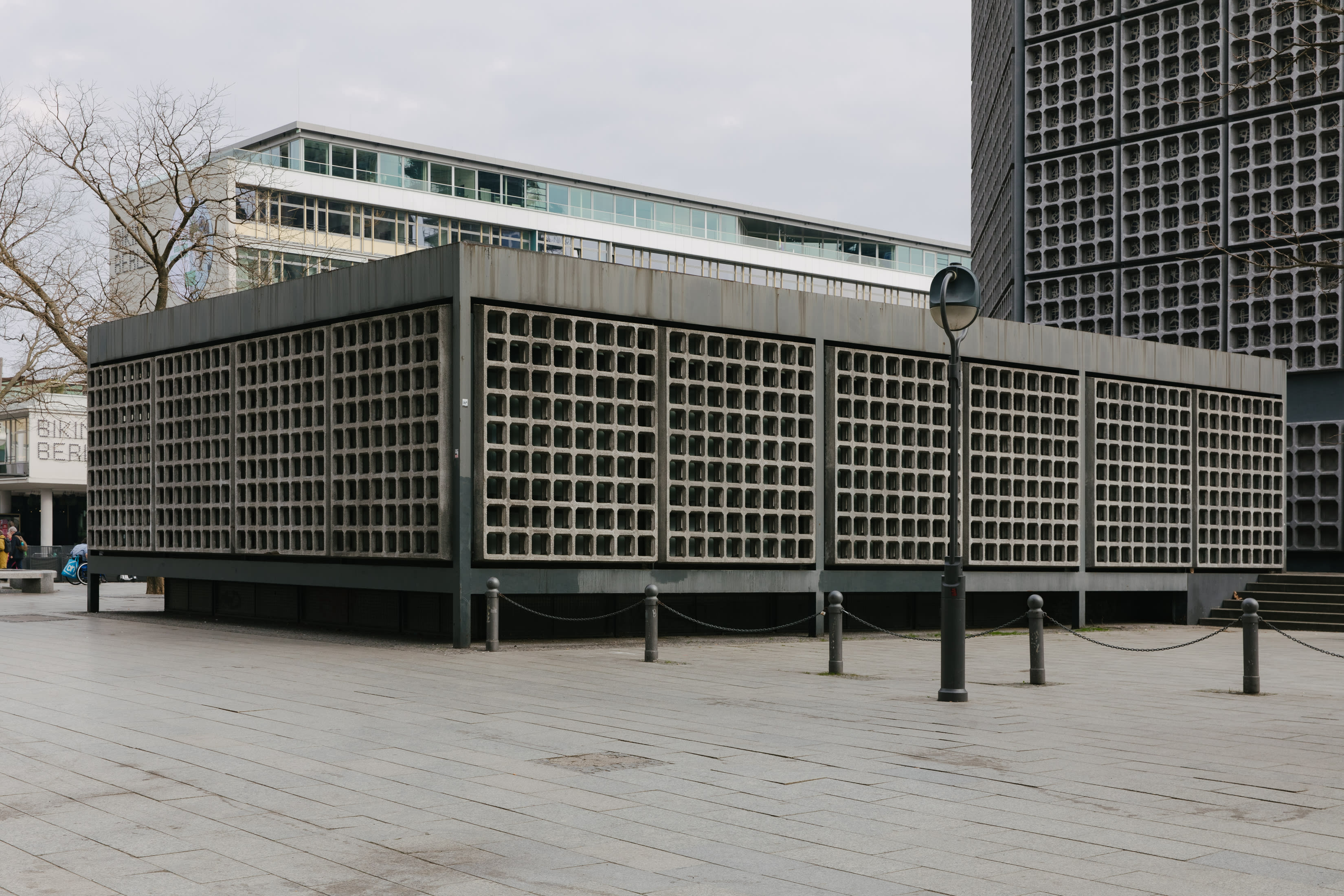 CCA Berlin's building designed by Egon Eiermann on Breitscheidplatz in Berlin.