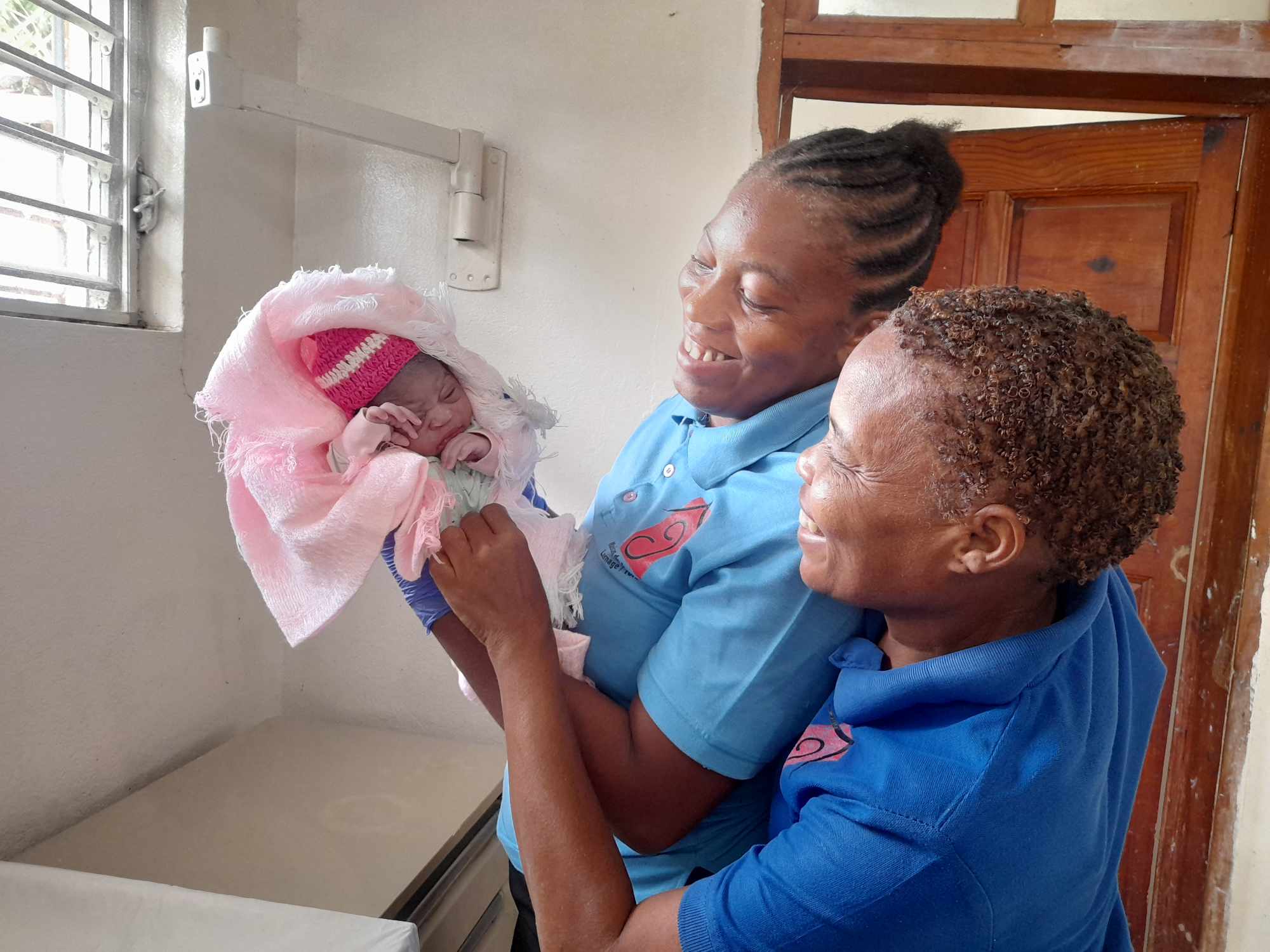 Pictured is Maison de Naissance in Haiti, a longtime Direct Relief partner specializing in maternal and child health. Direct Relief has supplied midwife kits since 2016, each containing 59 essential items for safe births, including sterile gloves, sutures, infant resuscitators, and medications like misoprostol for postpartum bleeding.