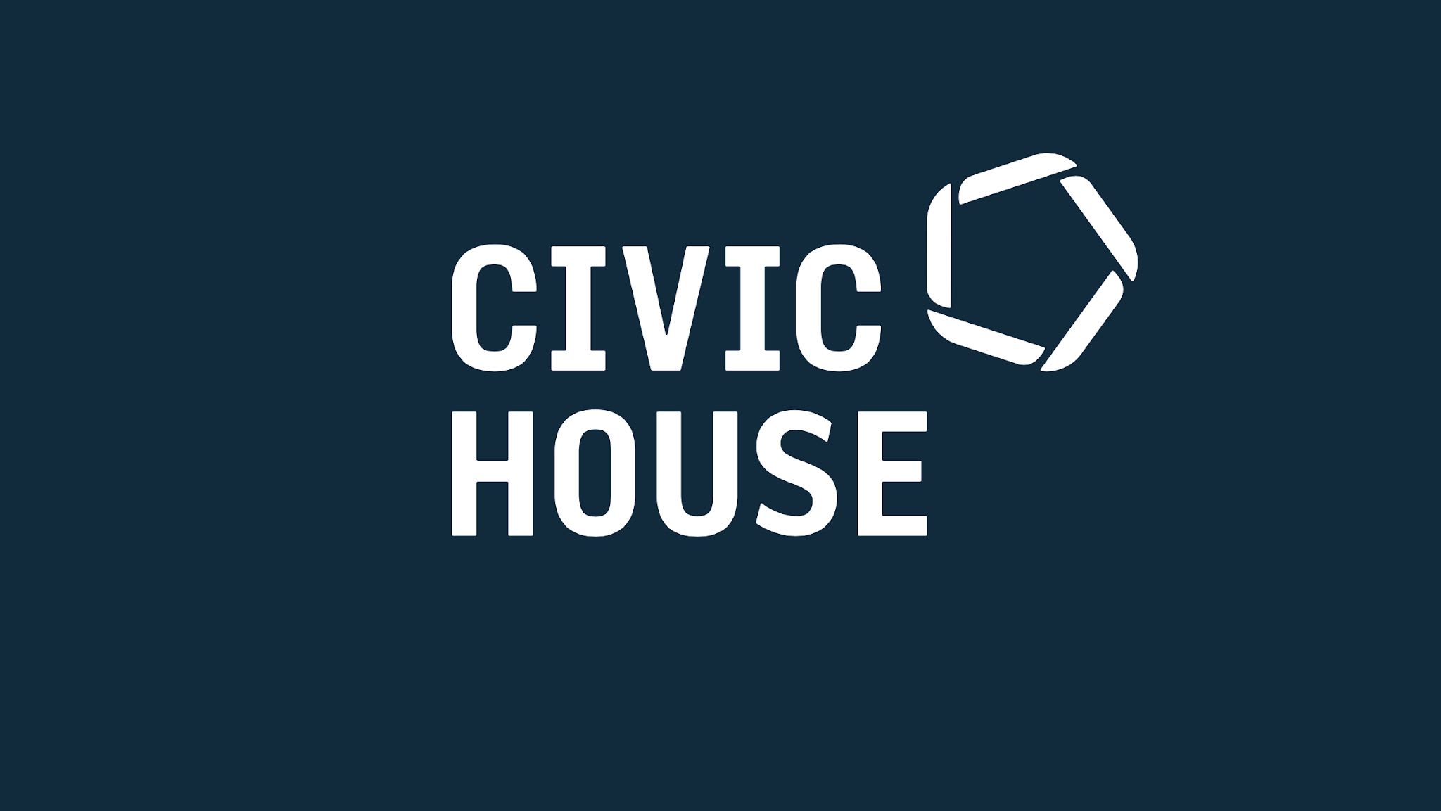 Civic House's logo represents a community. 