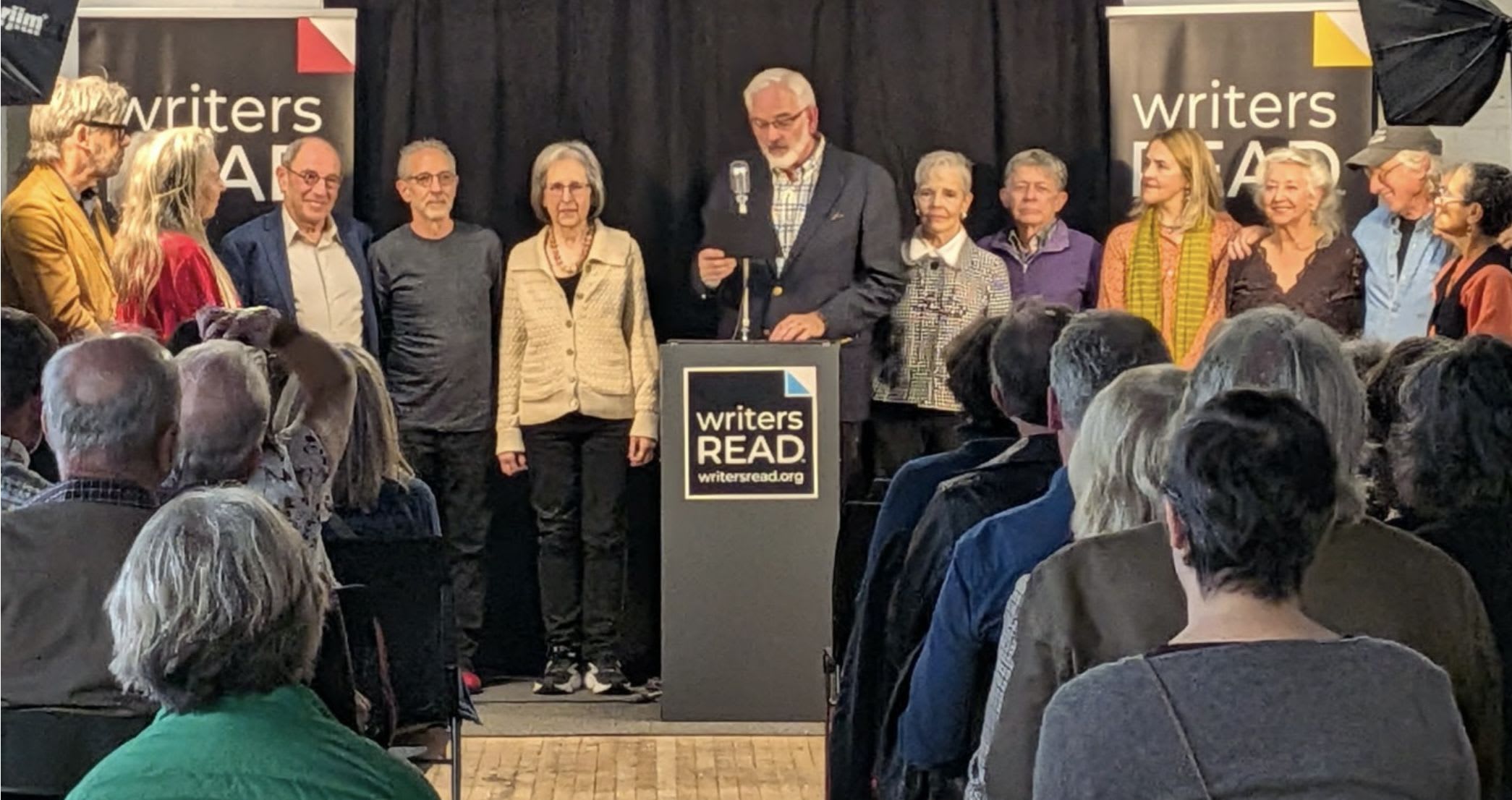 The cast of the Writers Read event "The Photograph" • October 25, 2025, Kingston, NY