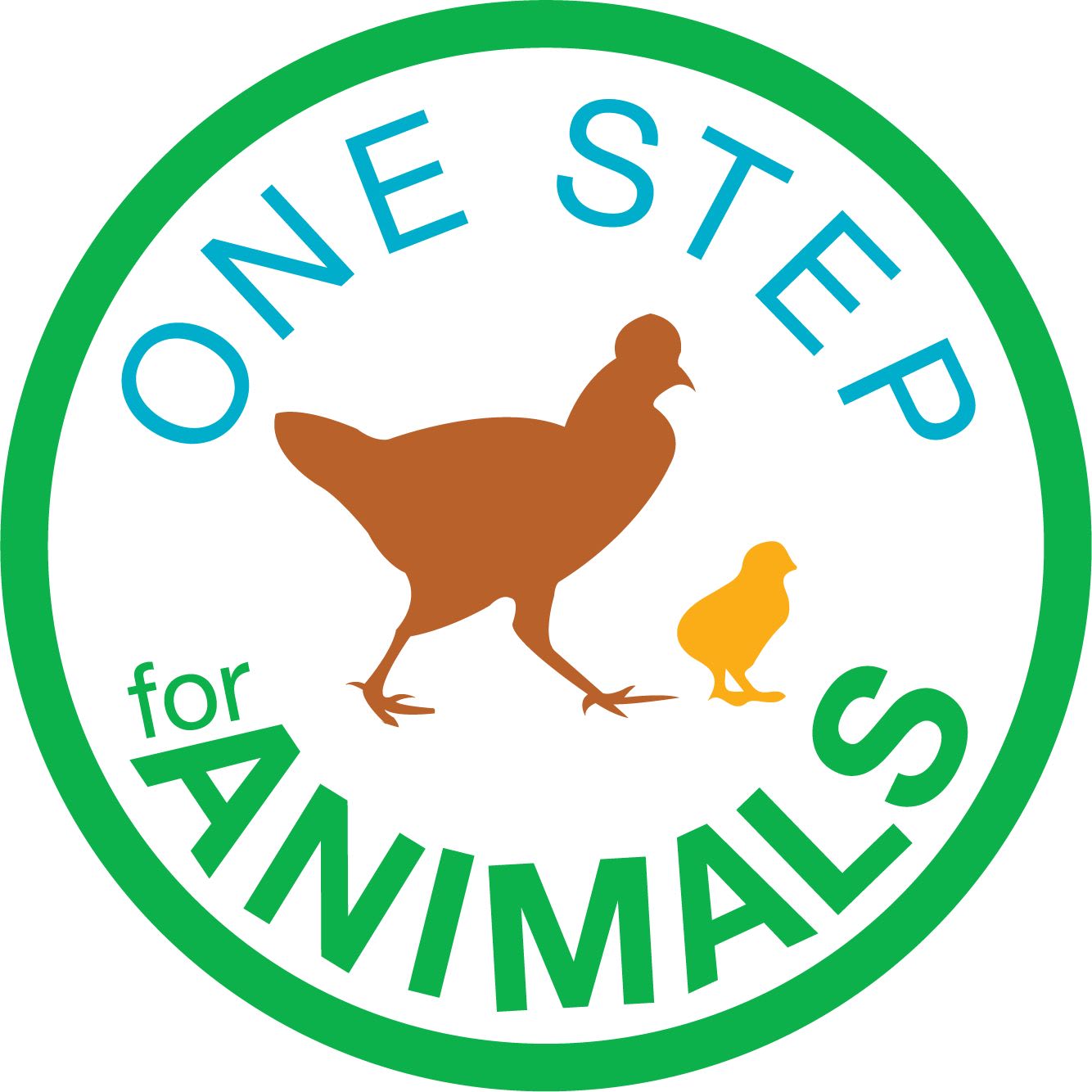 One Step For Animals logo