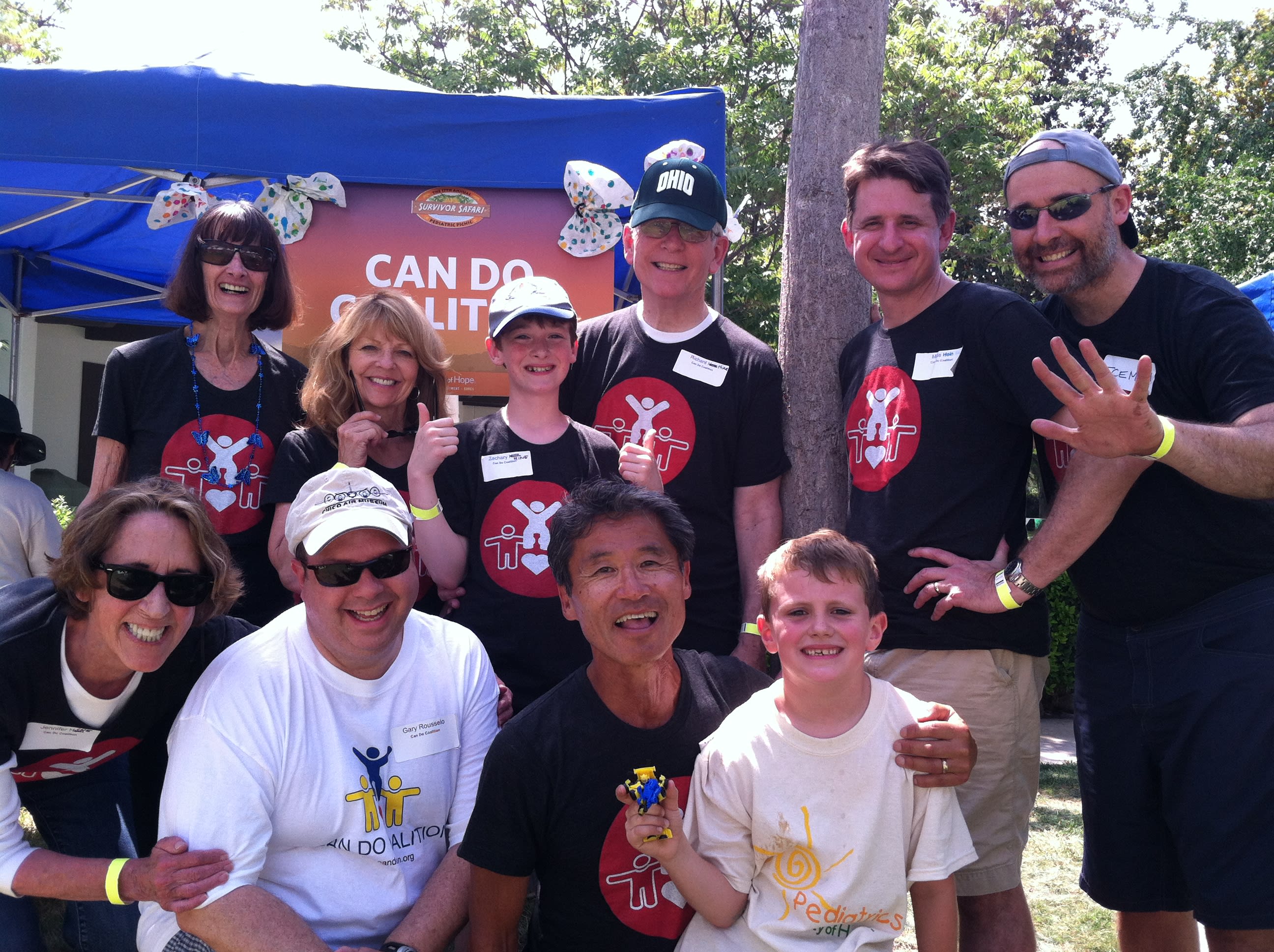 Can Do Coalition Volunteers Supporting City of Hope Pediatric Patients 