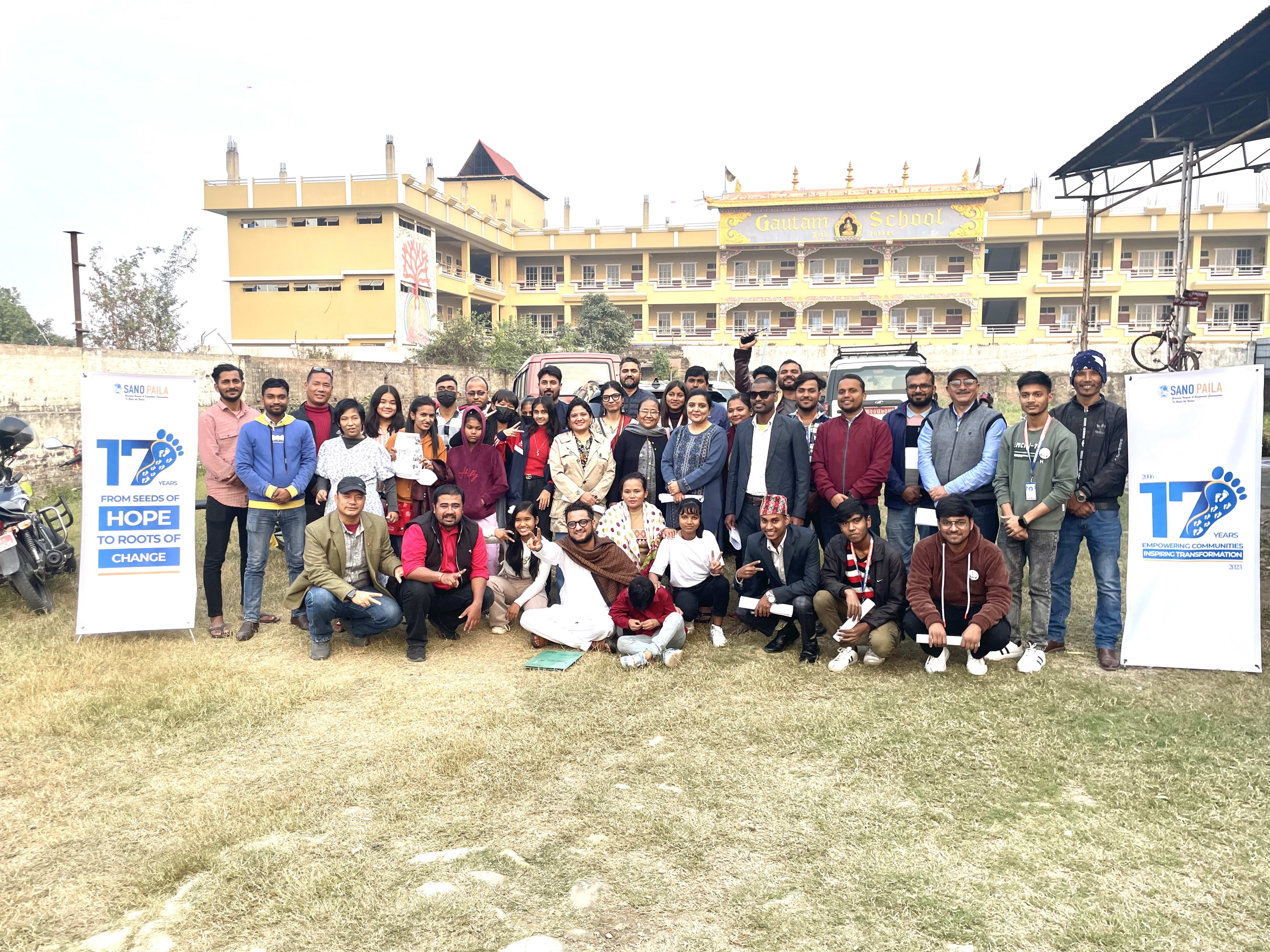 Sano Paila family during the celebration of 17th Founding Anniversary