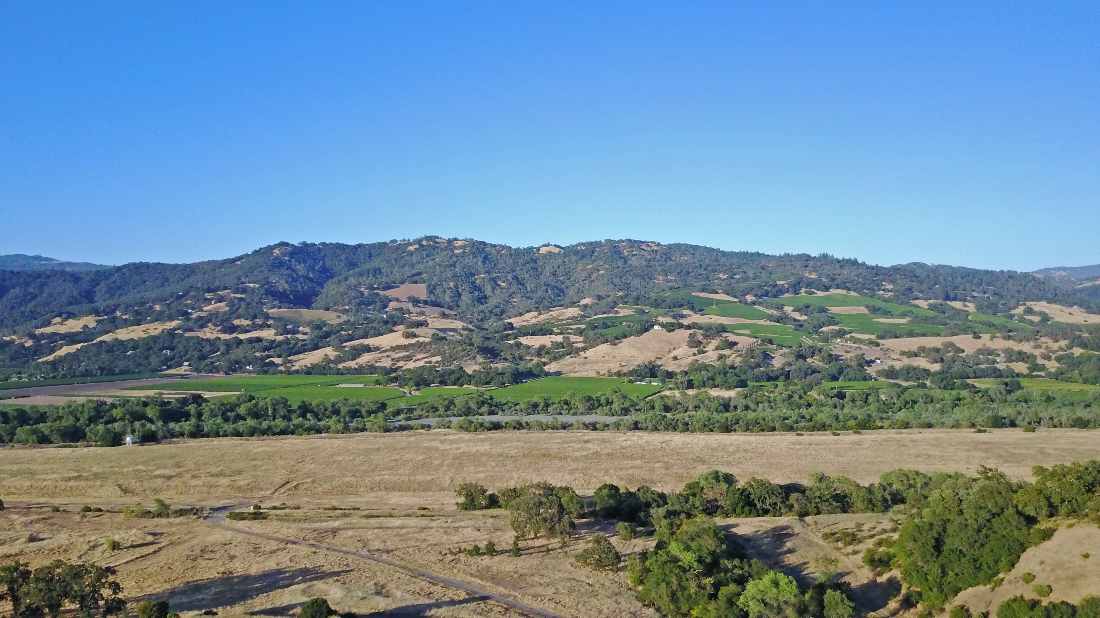 beautiful land with rolling hills