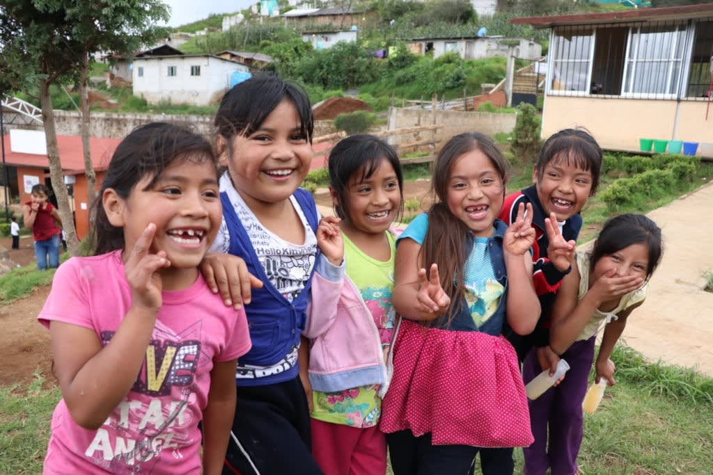 Girls in Metlatonoc, Guerrero, Mexico
