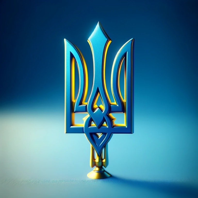 Ukrainian Trizub, Symbol of Ukraine 