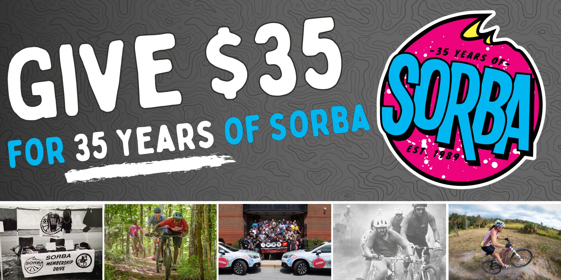 Give $35 for 35 years of SORBA