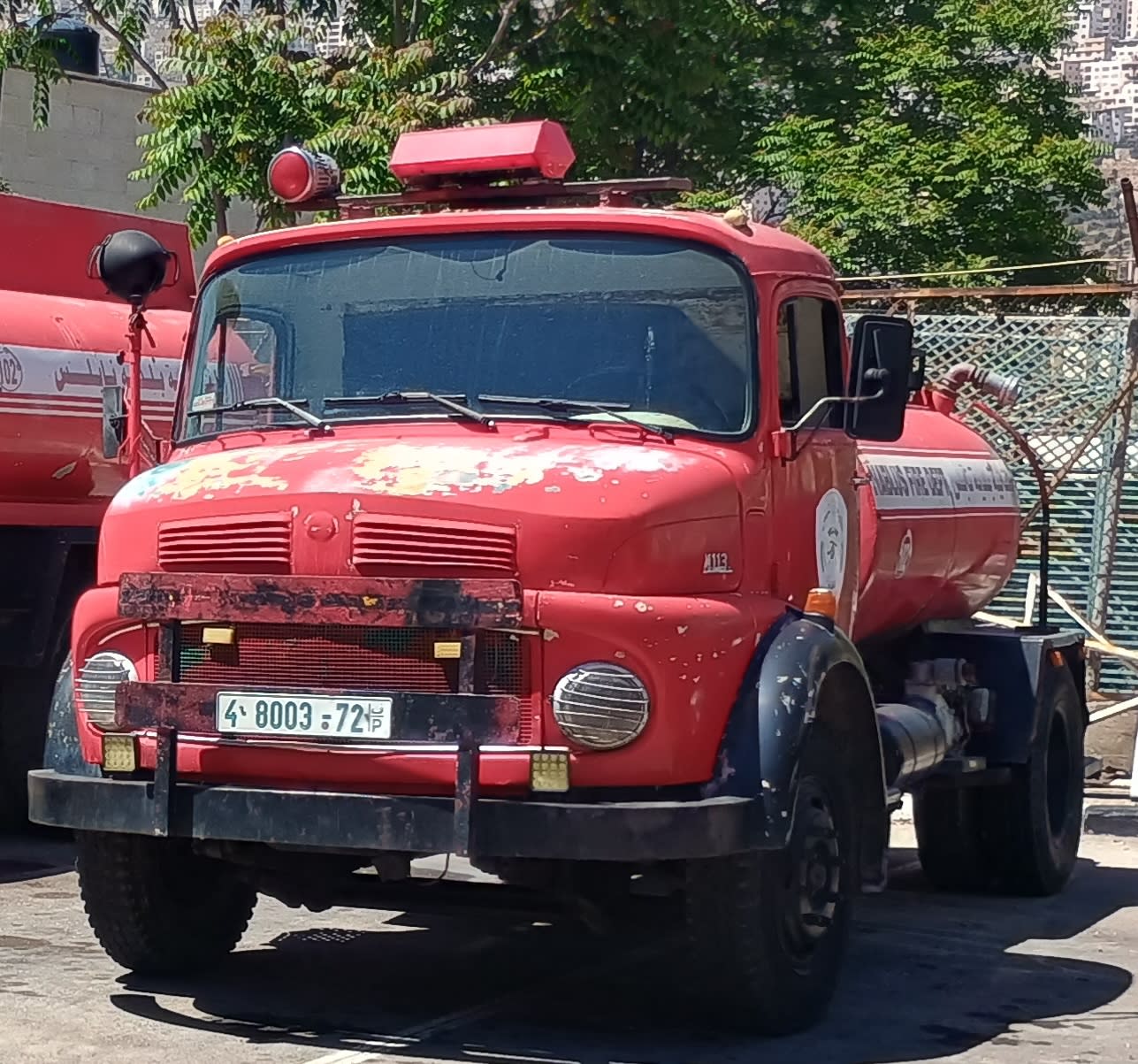 Help us replace this 53 year old truck for the City of Nablus! 