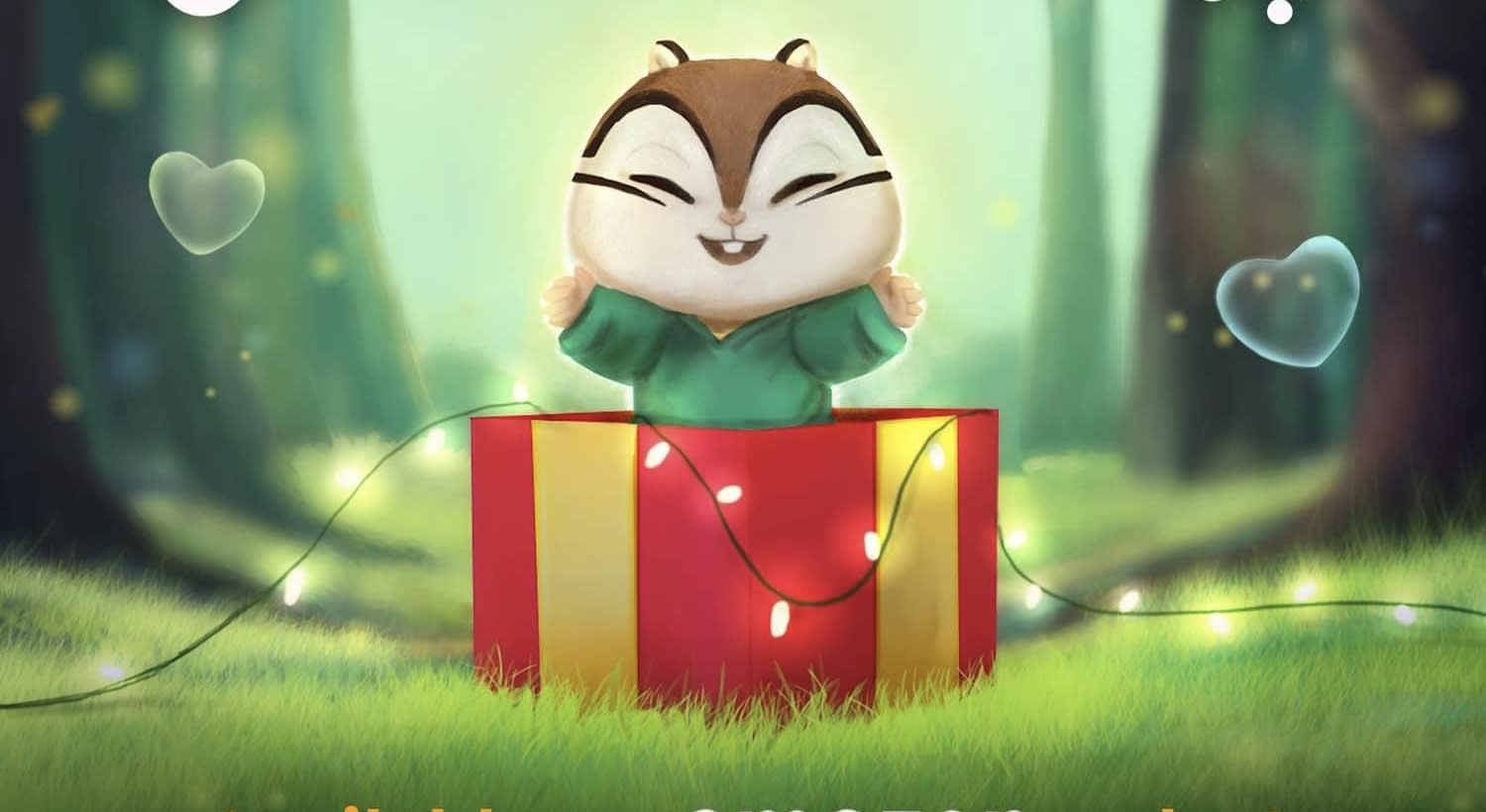 And a little chipmunk will lead them.