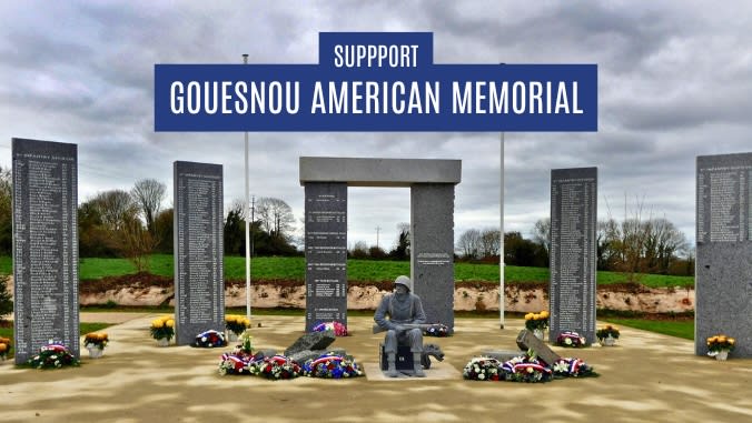 The Gouesnou American memorial inaugurated on November 16, 2025.