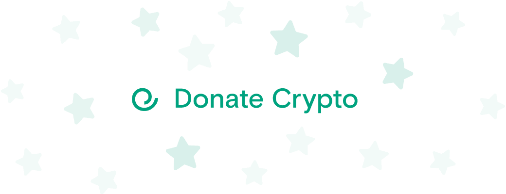 Donate crypto button