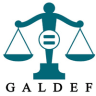 GALDEF logo scales of justice